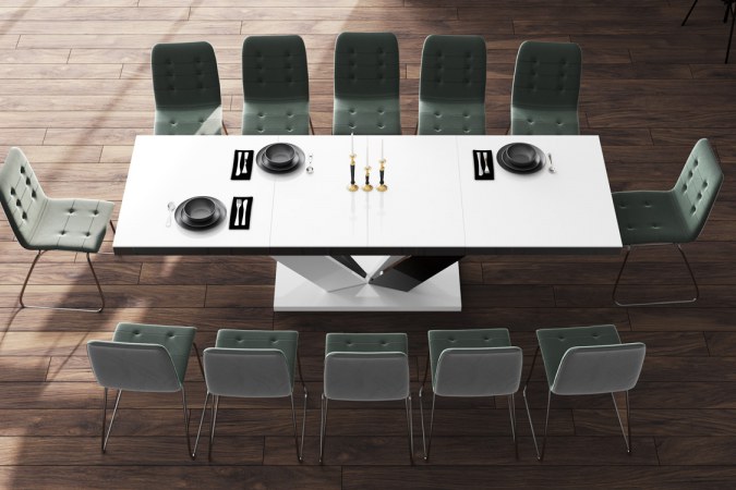 VIVA 2 table (high gloss/super matt) 160-256 cm